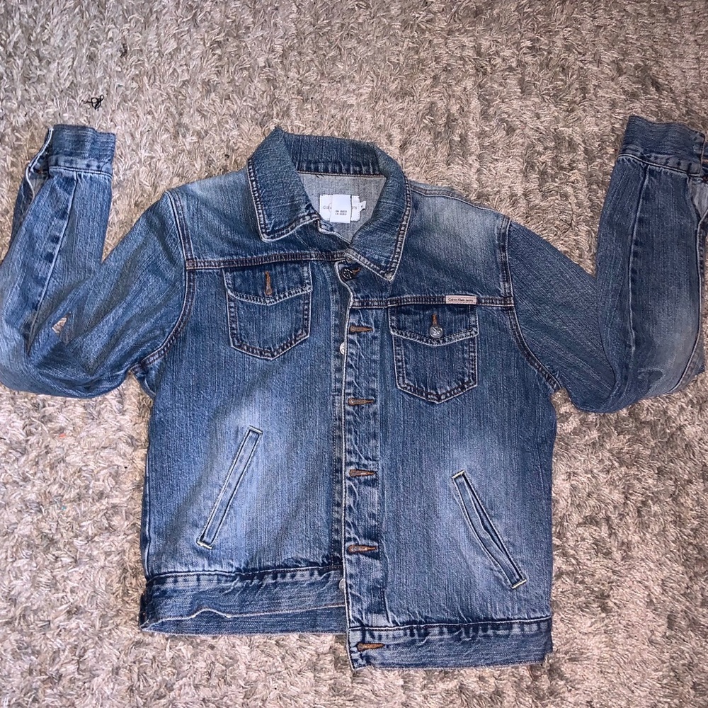 Never worn Calvin Klein jean jacket